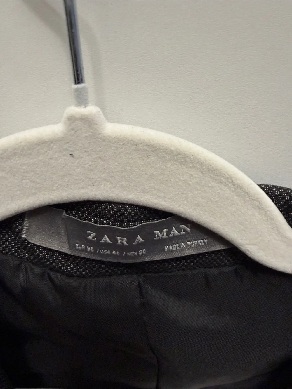Zara Man Men’s Blazer Size 40 Gray Sport Coat